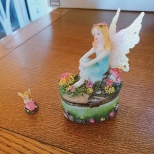 Fairy Hinged Trinket Box